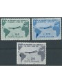 ITALIA 1961 Viaggi del Presidente Gronchi 3v MNH**
