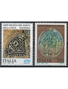 ITALY 1990 Artistic Heritage 2v MNH**