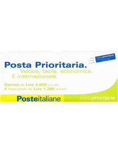 ITALIA 2001 Posta Prioritaria LB MNH**
