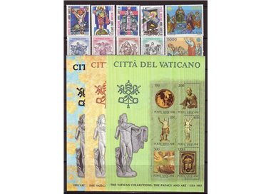 VATICAN 1983 Complete Vintage 10v + 3 s/s MNH**