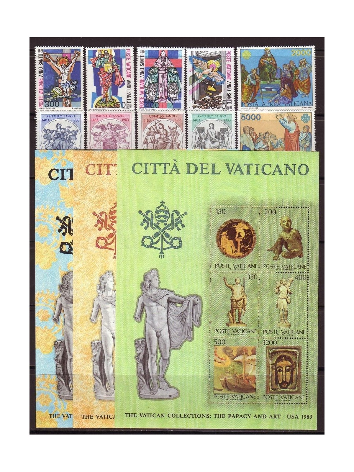 VATICAN 1983 Complete Vintage 10v + 3 s/s MNH**