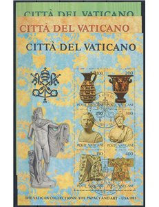 VATICANO 1983 Collezioni vaticane d'arte negli USA 3 BF us