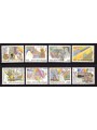 VATICANO 1986 Viaggi di Giovanni Paolo II 8v MNH**