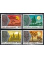 VATICANO 1990 Viaggi di Giovanni Paolo II (posta aerea) 4v MNH**