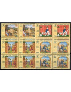 VATICAN 1997 See the classics in block of four 4v MNH**
