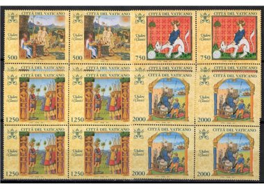 VATICANO 1997 Vedere i classici in quartina 4v MNH**