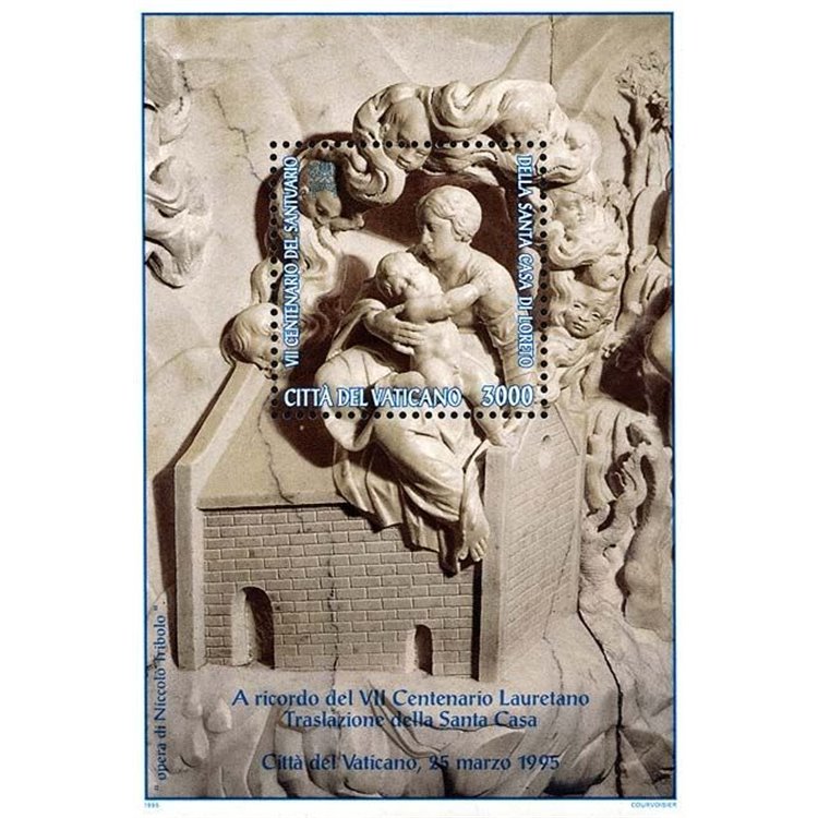 VATICAN 1995 Sanctuary of the Holy House of Loreto s/s MNH**