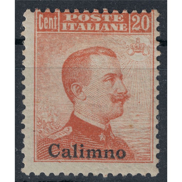 EGEO CALINO 1917 20c orange without watermark MH*
