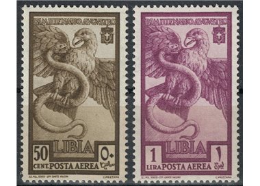 LIBYA 1938 Augustus (airmail) 2v MH*