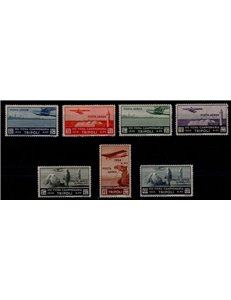 TRIPOLITANIA 1934 8th Tripoli Fair (airmail) 7v MH*