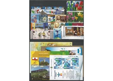 SAN MARINO 2010 Annata completa 28v + 4 BF MNH**