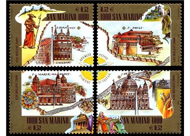 SAN MARINO 2000 Giubileo 4v MNH**