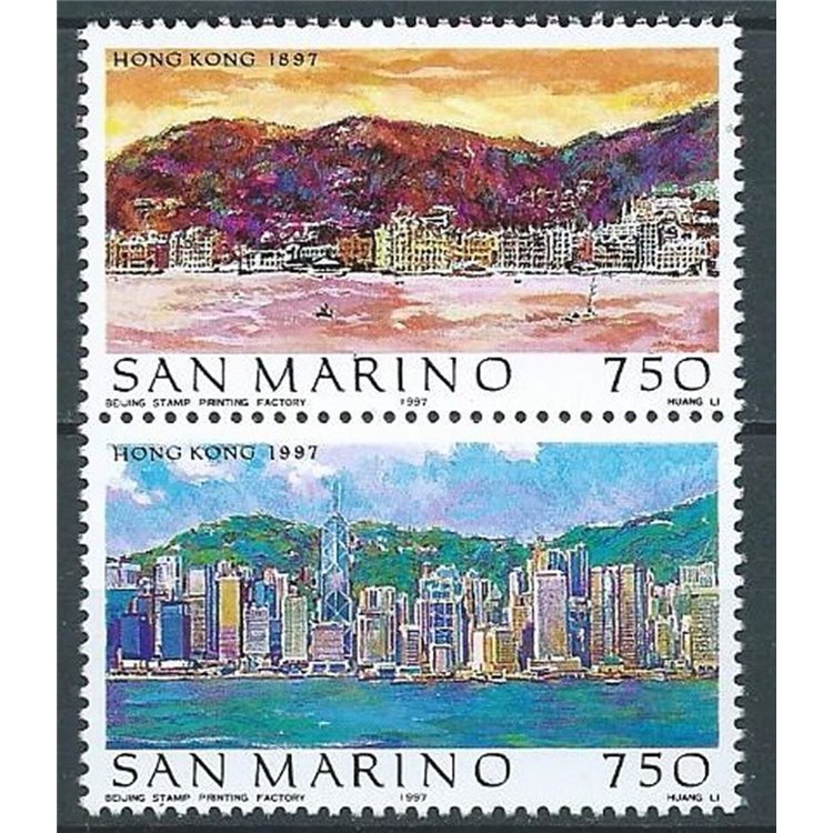 SAN MARINO 1997 Hong Kong 2v MNH**