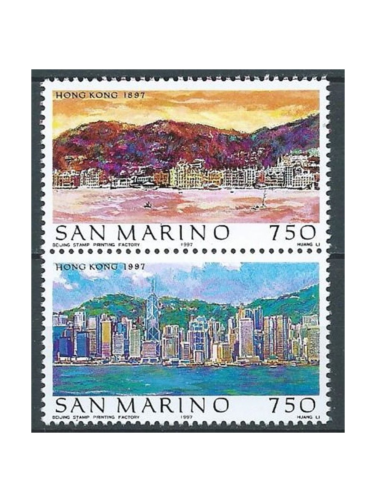 SAN MARINO 1997 Hong Kong 2v MNH**
