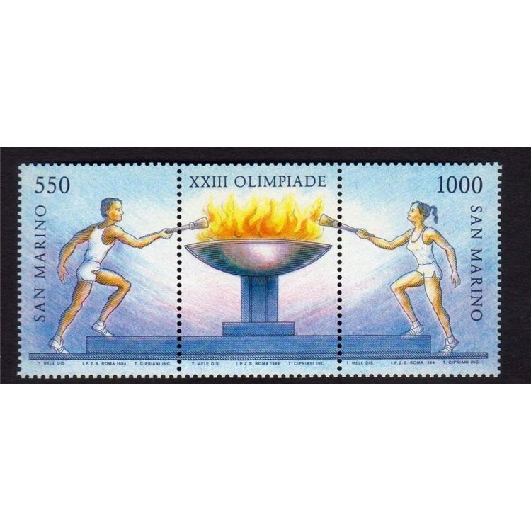 SAN MARINO 1984 Olimpiadi di Los Angeles 2v MNH**