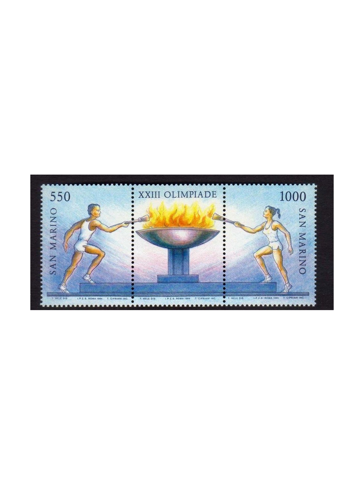 SAN MARINO 1984 Los Angeles Olympics 2v MNH**