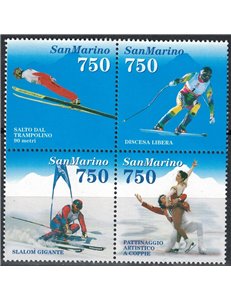 SAN MARINO 1994 Lillehammer, Winter Olympic Games 4v MNH**