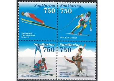 SAN MARINO 1994 Lillehammer, giochi olimpici invernali 4v MNH**