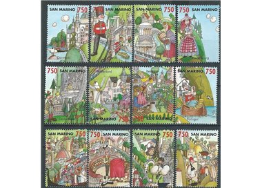 SAN MARINO 1993 The Europa Village 12v MNH**