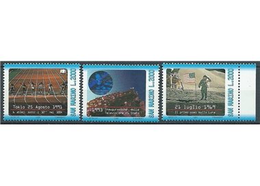 SAN MARINO 1993 Inaugurazione della televisione 3v MNH**