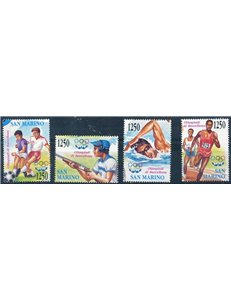 SAN MARINO 1992 Barcelona Olympics 4v MNH**