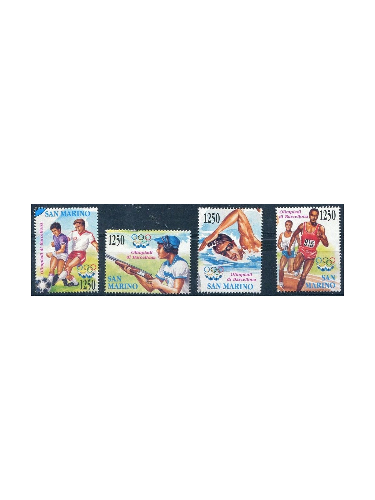 SAN MARINO 1992 Barcelona Olympics 4v MNH**