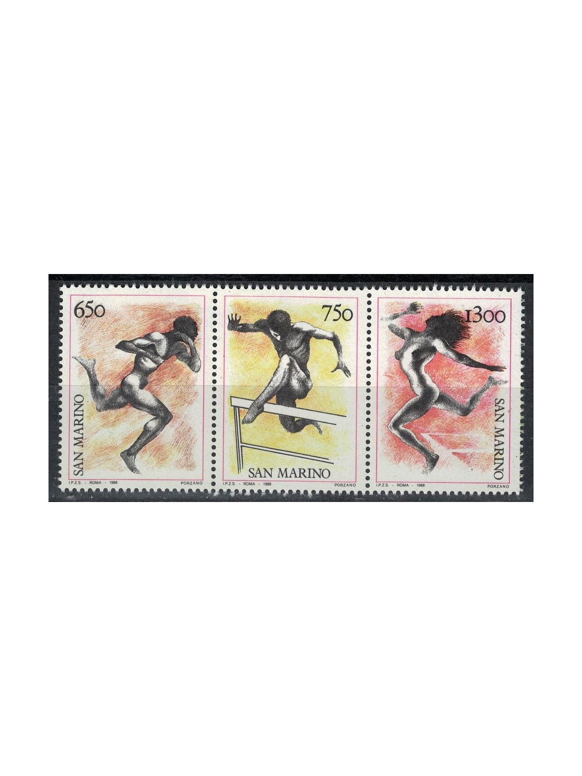SAN MARINO 1988 Seoul Olympics 3v MNH**
