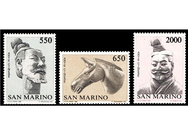 SAN MARINO 1986 Rapporti Ufficiali Cina-San Marino 3v MNH**