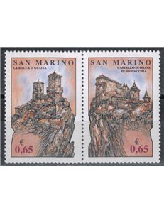 SAN MARINO 2007 Rocche di libertà 2v MNH**
