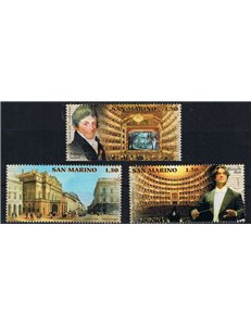 SAN MARINO 2004 Teatro alla Scala 3v MNH**