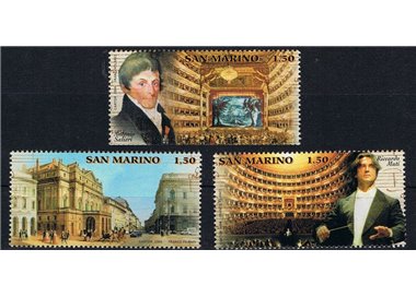 SAN MARINO 2004 Teatro alla Scala 3v MNH**