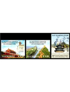 SAN MARINO 2004 Homage to China 3v MNH**