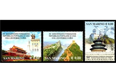 SAN MARINO 2004 Homage to China 3v MNH**