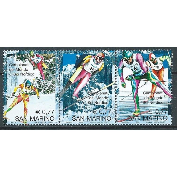 SAN MARINO 2003 Nordic World Ski Championships 3v MNH**