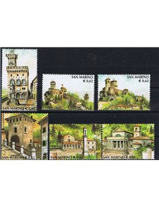 SAN MARINO 2002 Serie turistica 6v MNH**