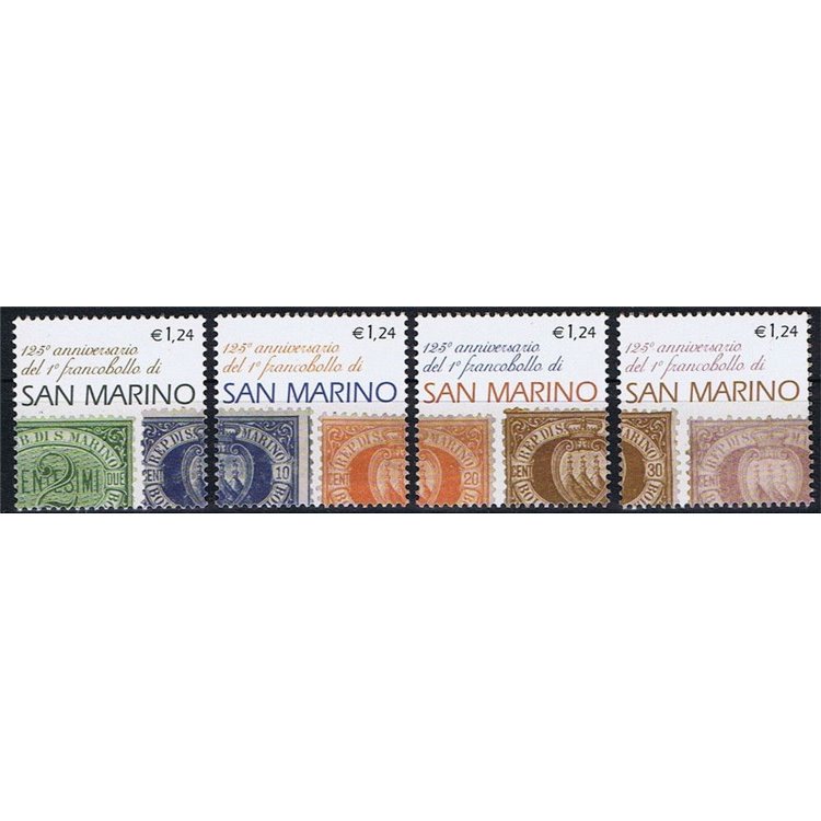 SAN MARINO 2002 Primo francobollo di San Marino 4v MNH**