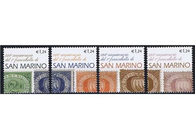 SAN MARINO 2002 Primo francobollo di San Marino 4v MNH**