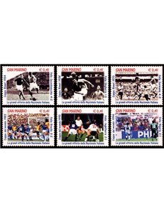 SAN MARINO 2002 World Cup 6v MNH**