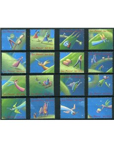SAN MARINO 2001 Natale 16v MNH**