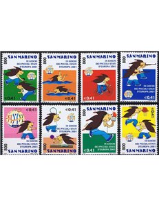 SAN MARINO 2001 Giochi dei Piccoli Stati 8v MNH**