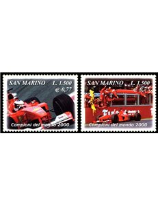 SAN MARINO 2001 Ferrari 2v MNH**
