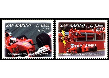 SAN MARINO 2001 Ferrari 2v MNH**
