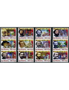 SAN MARINO 2001 Giuseppe Verdi 12v MNH**