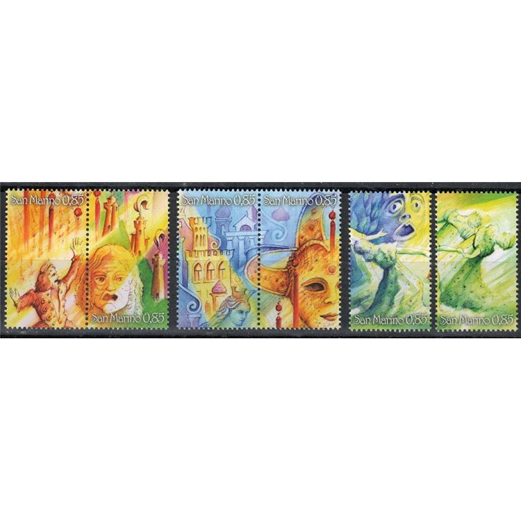 SAN MARINO 2011 World Theatre Day 6v MNH**