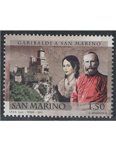 SAN MARINO 2011 Giuseppe Garibaldi MNH**