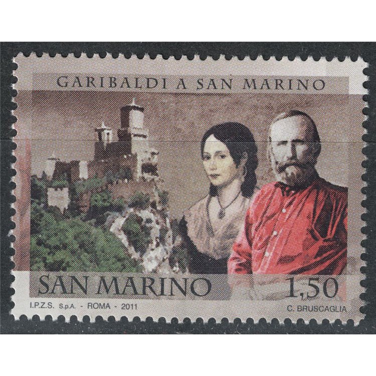 SAN MARINO 2011 Giuseppe Garibaldi MNH**