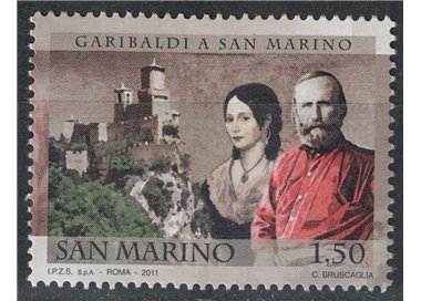 SAN MARINO 2011 Giuseppe Garibaldi MNH**