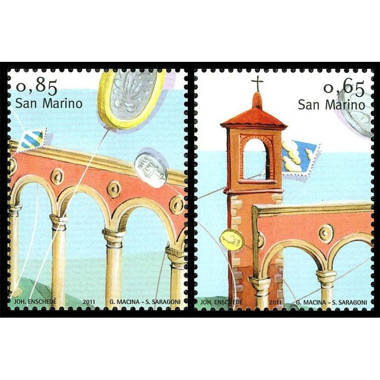 SAN MARINO 2011 Autonomous State Philatelic Company 2v MNH**