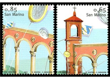 SAN MARINO 2011 Autonomous State Philatelic Company 2v MNH**