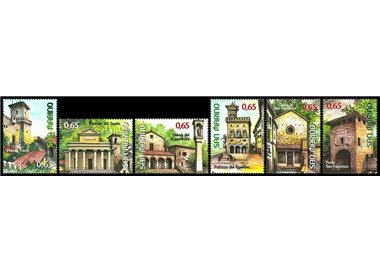 SAN MARINO 2011 Tourist Series 6v MNH**